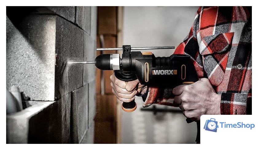 Ударная дрель Worx WX317.2 - Изображение №4 — Интернет-магазин Time-Shop
