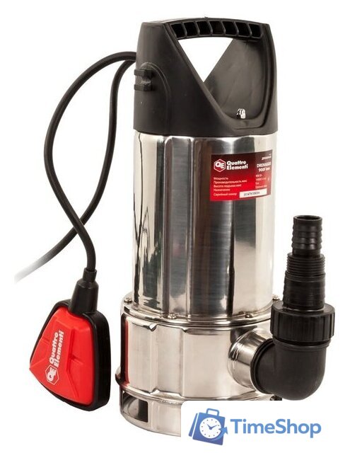 Дренажный насос Quattro Elementi Drenaggio 900 F Inox - Изображение №1 — Интернет-магазин Time-Shop