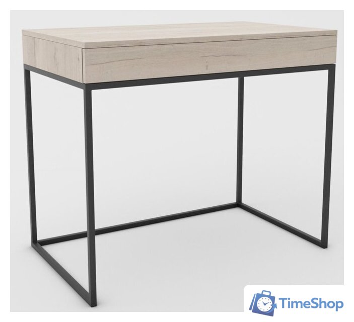 Туалетный столик без зеркала Hype Mebel Авелин 70x40 (черный/древесина белая) - Изображение №1 — Интернет-магазин Time-Shop