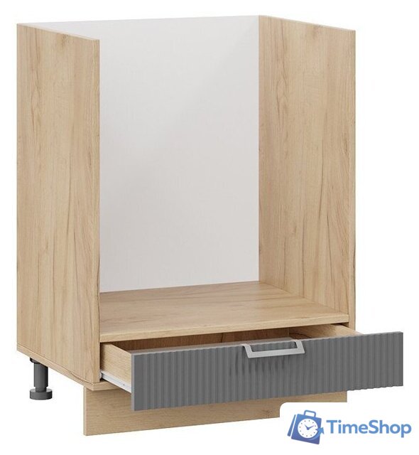 Шкаф напольный Трия Кимберли 1Н6Б (дуб крафт золотой/титан) - Изображение №2 — Интернет-магазин Time-Shop