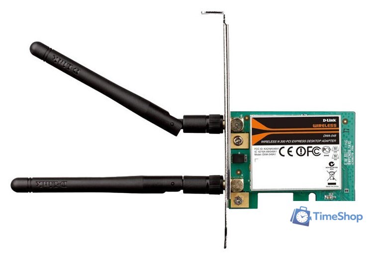 Wi-Fi адаптер D-Link DWA-548/10/C1A (10 шт.) - Изображение №1 — Интернет-магазин Time-Shop