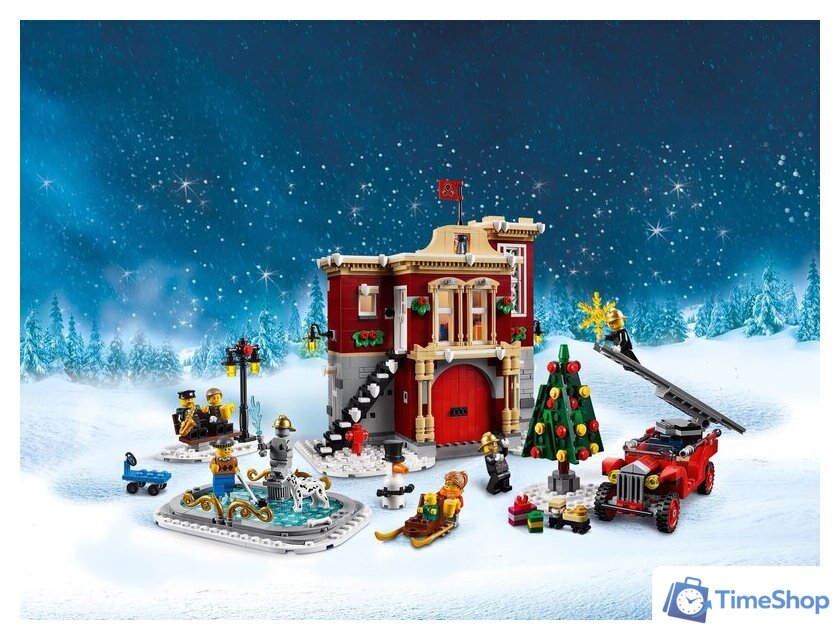 Конструктор LEGO Creator 10263 Пожарная часть в зимней деревне - Изображение №18 — Интернет-магазин Time-Shop