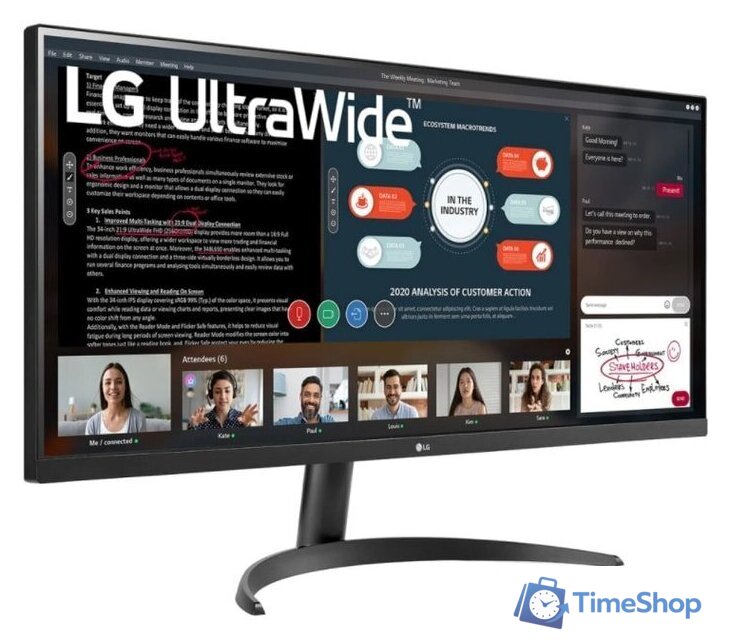 Монитор LG UltraWide 34WP500-B - Изображение №4 — Интернет-магазин Time-Shop