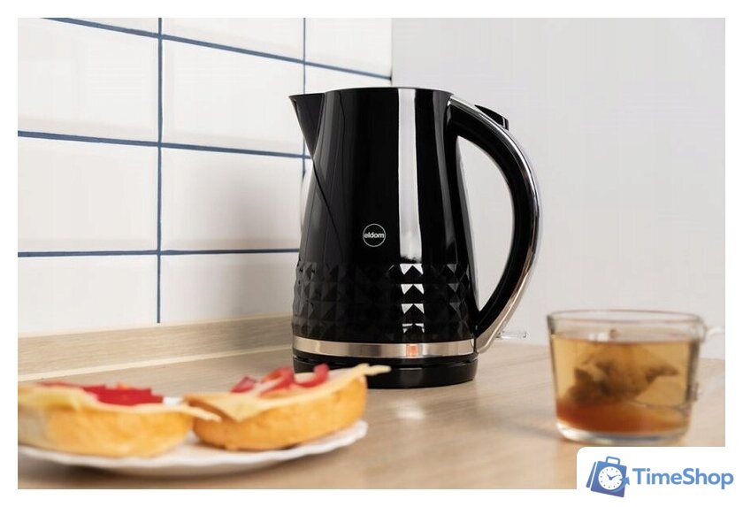 Электрический чайник Eldom C270 Nelo (черный) - Изображение №3 — Интернет-магазин Time-Shop