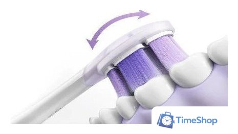 Электрическая зубная щетка Xiaomi Oscillation Electric Toothbrush Pro MES610 (фиолетовый) - Изображение №6 — Интернет-магазин Time-Shop