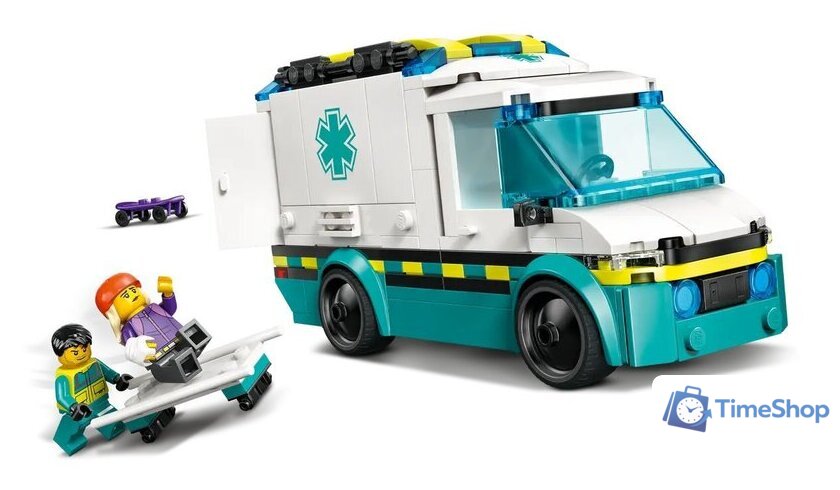 Конструктор LEGO City Скорая помощь 60451 - Изображение №5 — Интернет-магазин Time-Shop