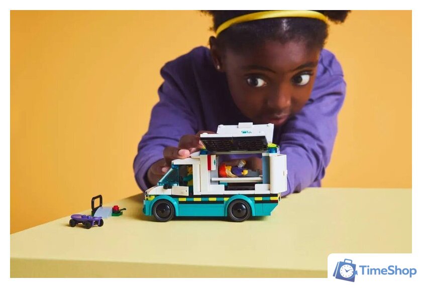 Конструктор LEGO City Скорая помощь 60451 - Изображение №9 — Интернет-магазин Time-Shop