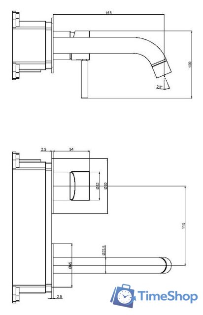 Смеситель Maxonor Pure Life PL7387-8 - Изображение №2 — Интернет-магазин Time-Shop