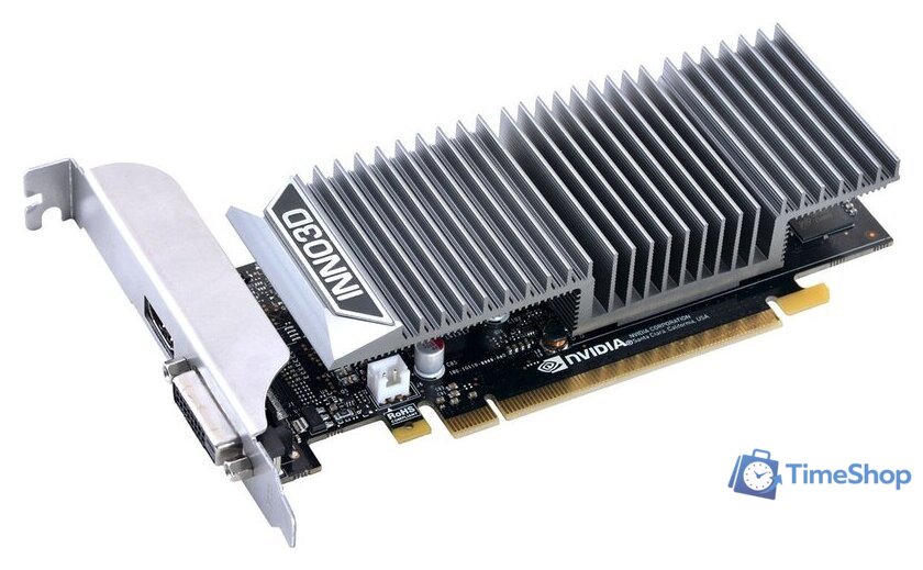 Видеокарта Inno3D GeForce GT 1030 0dB 2GB GDDR5 [N1030-1SDV-E5BL] - Изображение №2 — Интернет-магазин Time-Shop