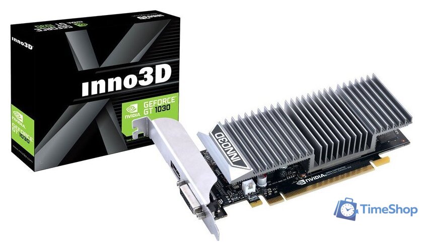 Видеокарта Inno3D GeForce GT 1030 0dB 2GB GDDR5 [N1030-1SDV-E5BL] - Изображение №5 — Интернет-магазин Time-Shop
