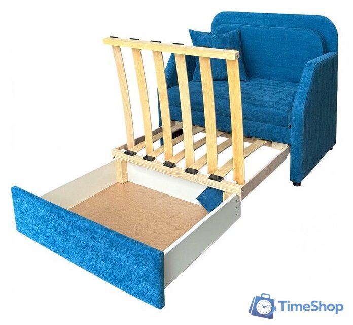 Кресло-кровать Анмикс Кейт 800 (морская волна глори 19) - Изображение №3 — Интернет-магазин Time-Shop