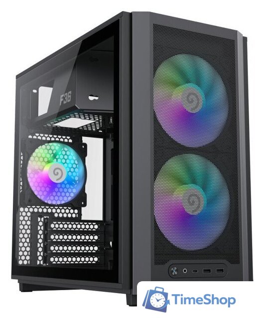 Корпус GameMax F36 BK (черный) - Изображение №1 — Интернет-магазин Time-Shop