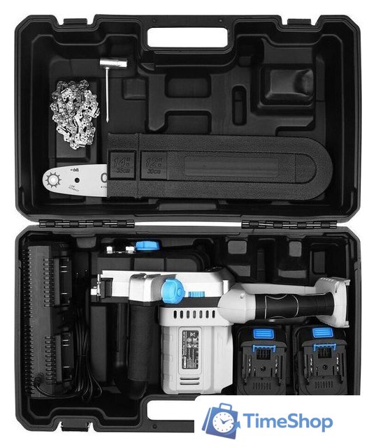 Аккумуляторная пила Deko DKCHS 40 PRO 084-2000 (с 2-мя АКБ, кейс) - Изображение №4 — Интернет-магазин Time-Shop