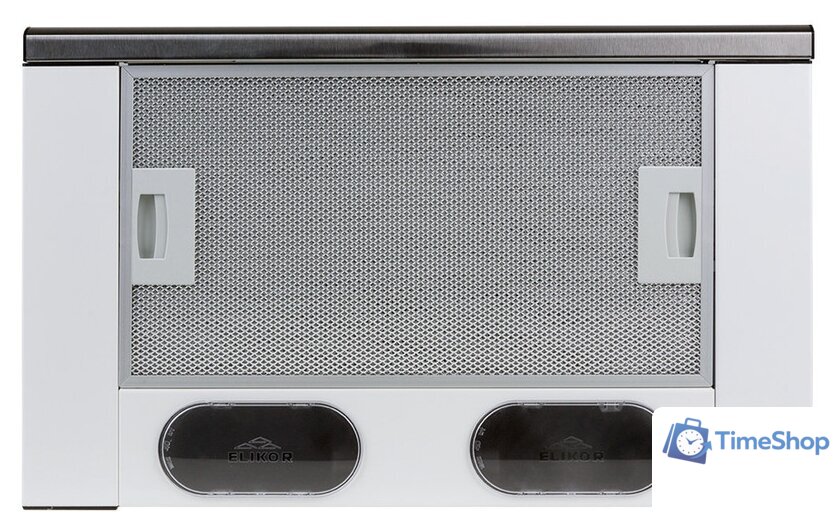 Кухонная вытяжка Elikor Интегра 50П-400-В2Л (белый/нержавеющая сталь) (841328) - Изображение №3 — Интернет-магазин Time-Shop
