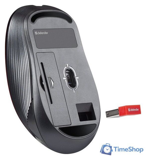 Мышь Defender Gassa MM-105 (красный) - Изображение №4 — Интернет-магазин Time-Shop