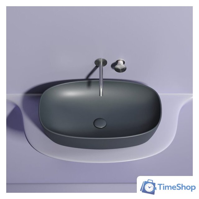 Умывальник Ceramica Nova Element CN6049MDH (темный антрацит матовый) - Изображение №2 — Интернет-магазин Time-Shop