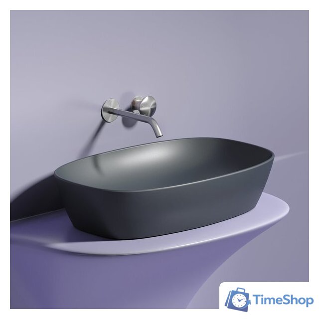 Умывальник Ceramica Nova Element CN6049MDH (темный антрацит матовый) - Изображение №3 — Интернет-магазин Time-Shop