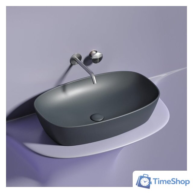 Умывальник Ceramica Nova Element CN6049MDH (темный антрацит матовый) - Изображение №7 — Интернет-магазин Time-Shop