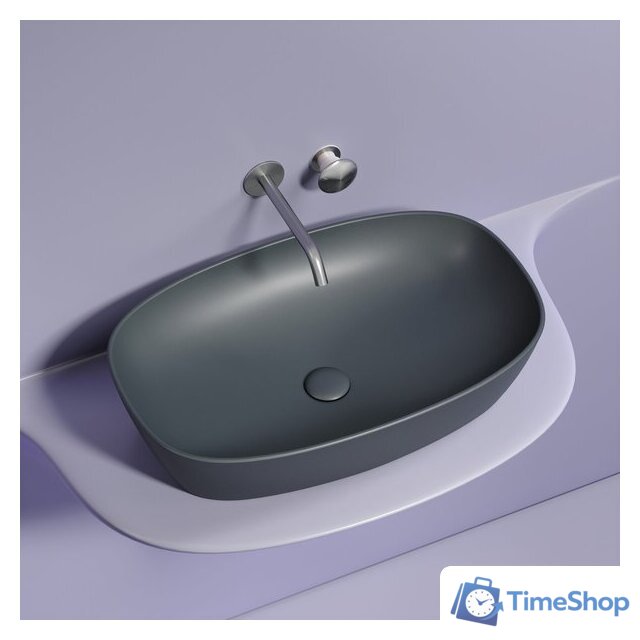 Умывальник Ceramica Nova Element CN6049MDH (темный антрацит матовый) - Изображение №6 — Интернет-магазин Time-Shop