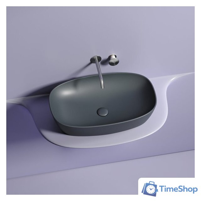 Умывальник Ceramica Nova Element CN6049MDH (темный антрацит матовый) - Изображение №4 — Интернет-магазин Time-Shop