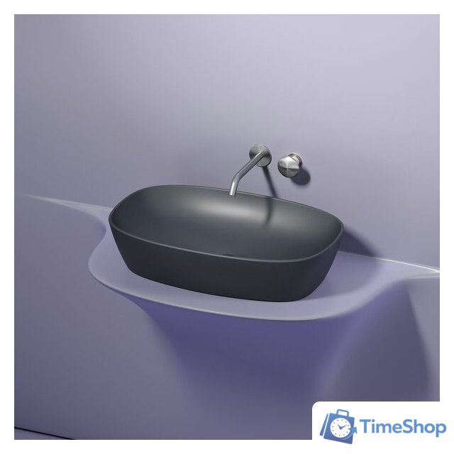 Умывальник Ceramica Nova Element CN6049MDH (темный антрацит матовый) - Изображение №8 — Интернет-магазин Time-Shop