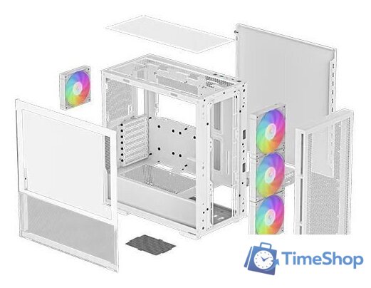 Корпус DeepCool CH560 R-CH560-WHAPE4-G-1 - Изображение №6 — Интернет-магазин Time-Shop
