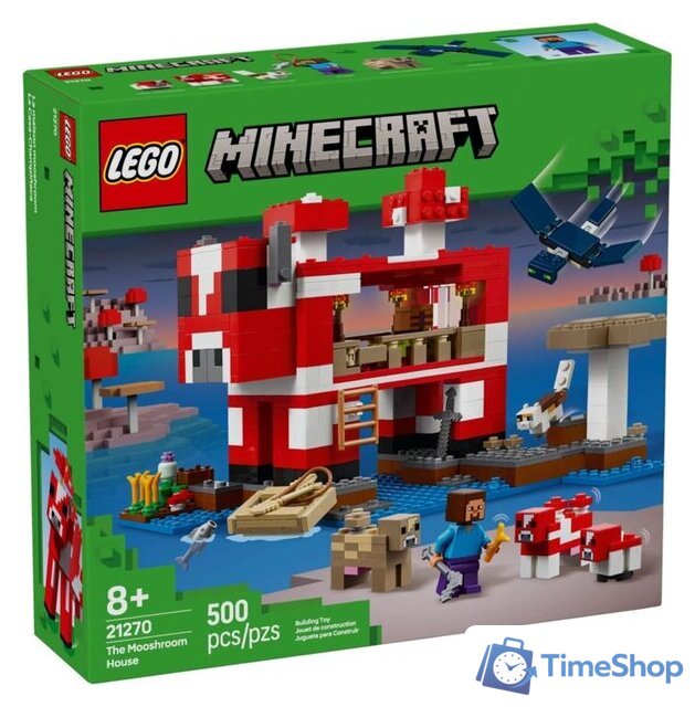 Конструктор LEGO Minecraft 21270 Грибной дом - Изображение №1 — Интернет-магазин Time-Shop