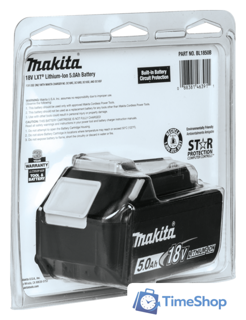 Аккумулятор Makita BL1850B (18В/5 Ah) - Изображение №17 — Интернет-магазин Time-Shop