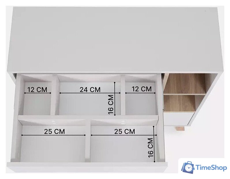 Детский комод Rant Lago Pro 800/4 (crystal beige) - Изображение №5 — Интернет-магазин Time-Shop