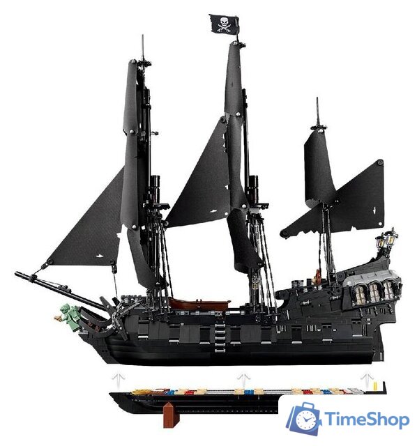 Конструктор LEGO Icons 10365 Пираты Карибского моря: Черная жемчужина - Изображение №6 — Интернет-магазин Time-Shop