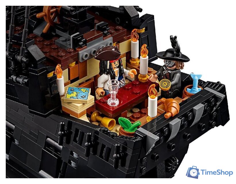 Конструктор LEGO Icons 10365 Пираты Карибского моря: Черная жемчужина - Изображение №9 — Интернет-магазин Time-Shop