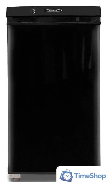 Однокамерный холодильник Саратов 452 КШ-122/15-003 (черный) - Изображение №1 — Интернет-магазин Time-Shop