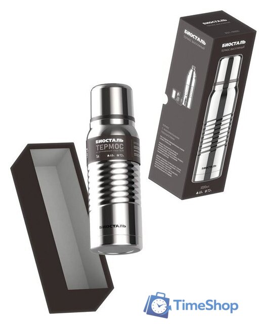 Термос БИОСТАЛЬ Экстрим BST-G (1л, глянцевый) - Изображение №4 — Интернет-магазин Time-Shop