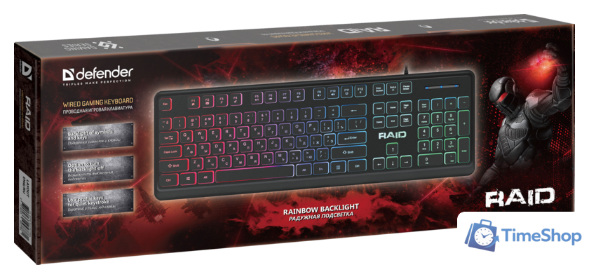 Клавиатура Defender Astra HB-588 RU - Изображение №5 — Интернет-магазин Time-Shop