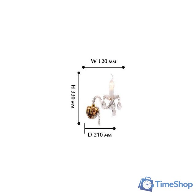 Бра Favourite Monreal 1735-1W - Изображение №4 — Интернет-магазин Time-Shop