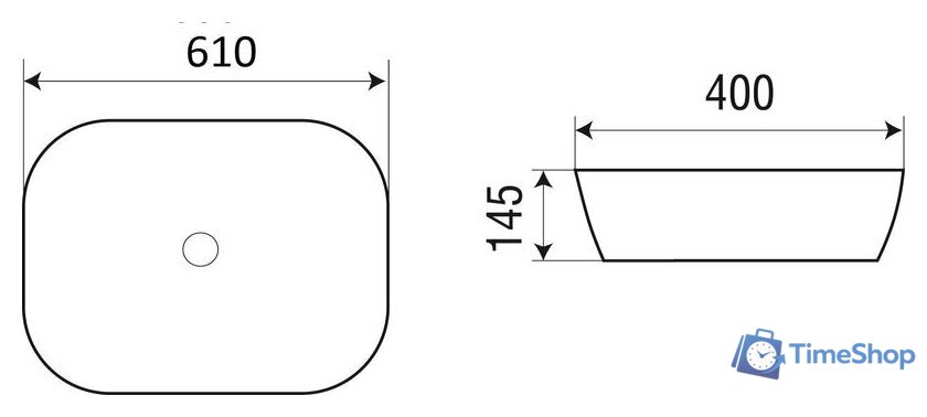 Умывальник WeltWasser Elbach 21434 - Изображение №2 — Интернет-магазин Time-Shop