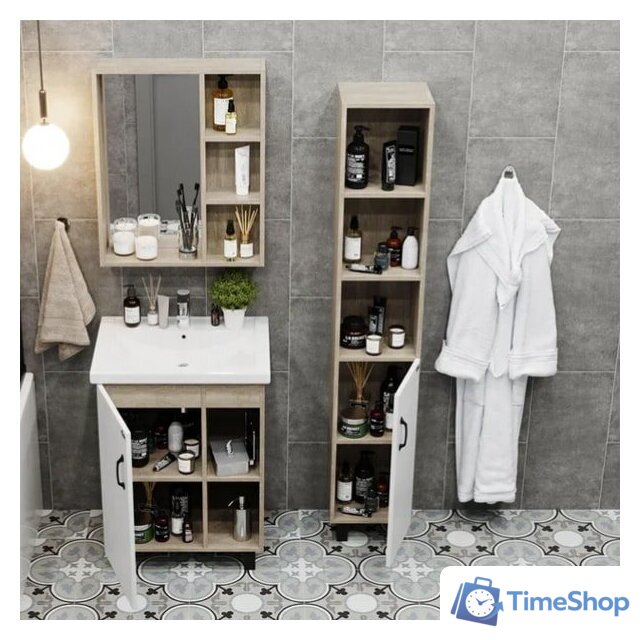  Onika Шкаф-пенал Тимбер 30.01 403066 - Изображение №3 — Интернет-магазин Time-Shop