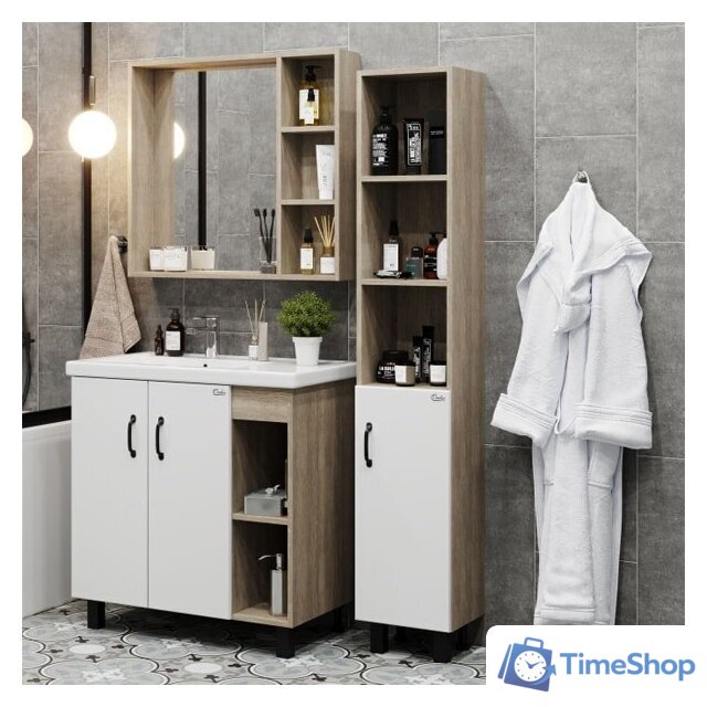  Onika Шкаф-пенал Тимбер 30.01 403066 - Изображение №4 — Интернет-магазин Time-Shop