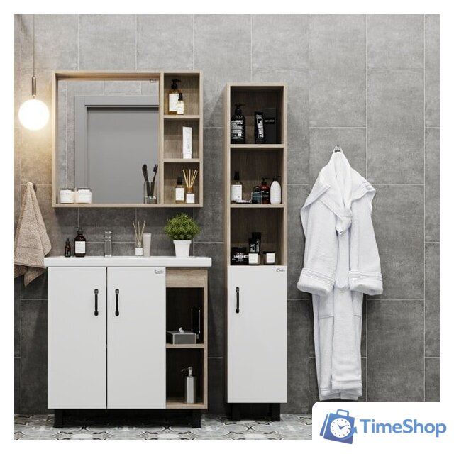  Onika Шкаф-пенал Тимбер 30.01 403066 - Изображение №2 — Интернет-магазин Time-Shop