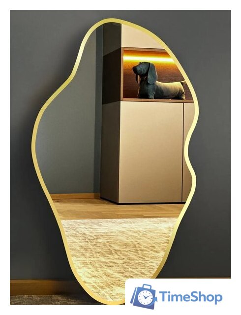 Зеркало с подсветкой  EMZE 45x77 LED.UV.NF.45.77.AUR.4K (золото с УФ-окантовкой и подсветкой) - Изображение №10 — Интернет-магазин Time-Shop