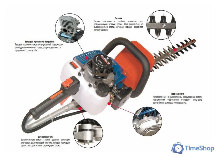 Кусторез Elmos EHT-23D5 e70275 - Изображение №2 — Интернет-магазин Time-Shop