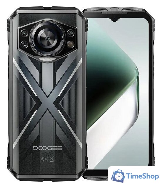Телефон Doogee S Cyber Pro 12GB/512GB (черный/серебристый) - Изображение №1 — Интернет-магазин Time-Shop