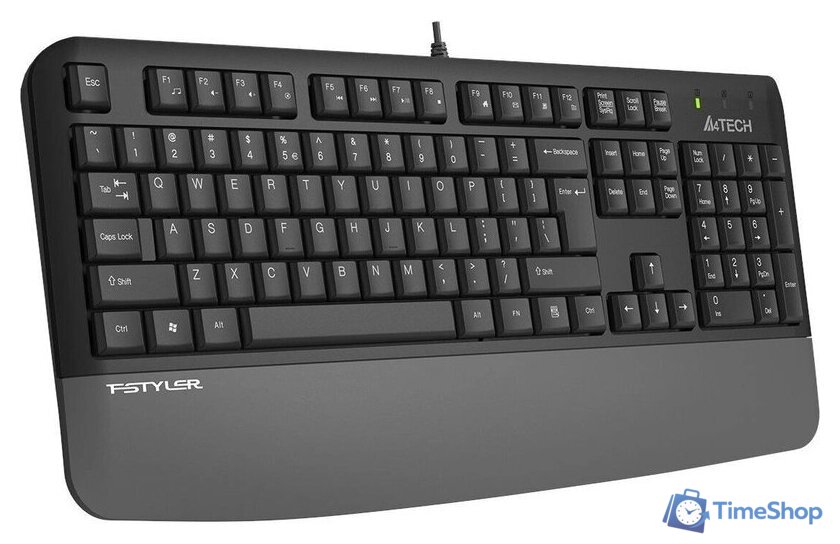 Клавиатура A4Tech Fstyler FK20 (темно-серый) - Изображение №3 — Интернет-магазин Time-Shop
