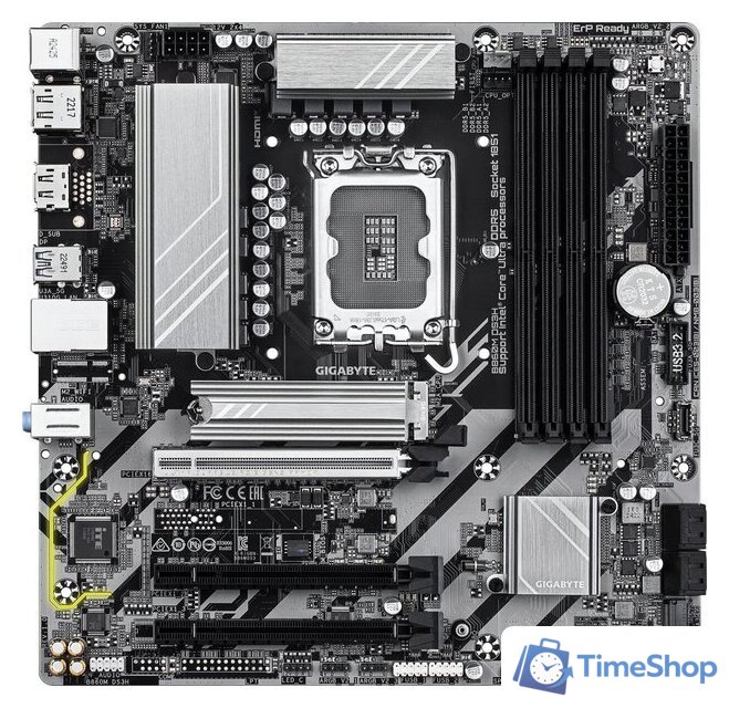 Материнская плата Gigabyte B860M DS3H (rev. 1.0) - Изображение №1 — Интернет-магазин Time-Shop
