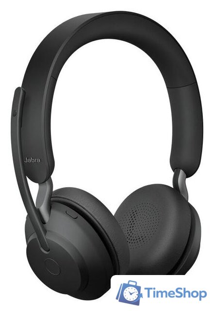 Офисная гарнитура Jabra Evolve2 65 MS Stereo USB-A Desk (черный) - Изображение №3 — Интернет-магазин Time-Shop