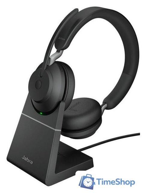 Офисная гарнитура Jabra Evolve2 65 MS Stereo USB-A Desk (черный) - Изображение №1 — Интернет-магазин Time-Shop