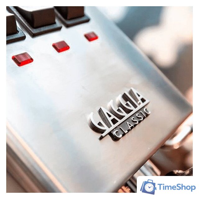 Рожковая кофеварка Gaggia Classic Evo Inox 9481/11 - Изображение №5 — Интернет-магазин Time-Shop