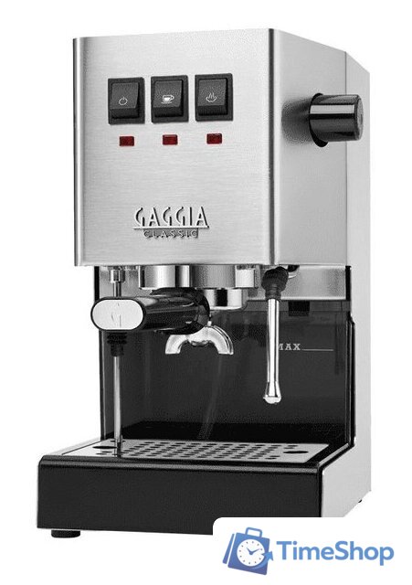 Рожковая кофеварка Gaggia Classic Evo Inox 9481/11 - Изображение №2 — Интернет-магазин Time-Shop