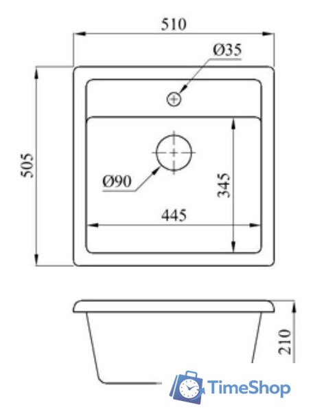 Кухонная мойка БелЭворс Rio + смеситель W74004-9 + дозатор L405-1 (серый/сатин) - Изображение №10 — Интернет-магазин Time-Shop