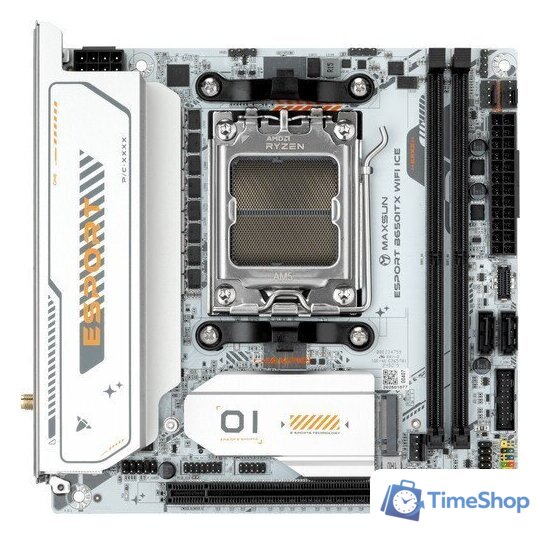 Материнская плата Maxsun eSport B650ITX WiFi Ice - Изображение №1 — Интернет-магазин Time-Shop